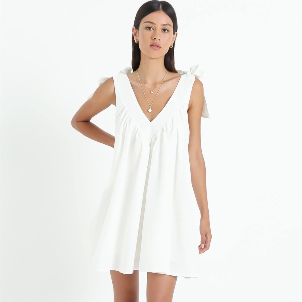 WHITE ADORABLE DRESS - NWT